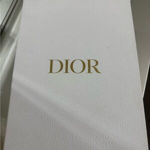 Dior White Box with Gold Logo